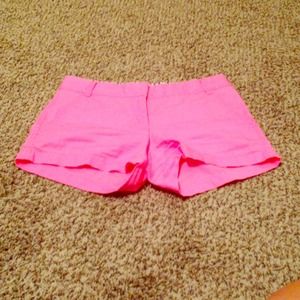 Neon JCrew shorts