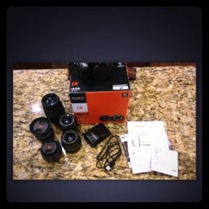 Sony a55 with 5 lenses!!!
