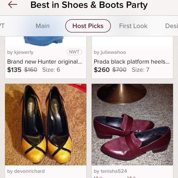 *HP 11/23* NIB gold ShoeDazzle heels - Picture 5 of 7