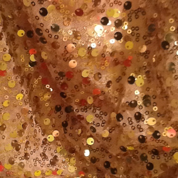 Rose gold night evening/homecoming dress - Picture 3 of 3