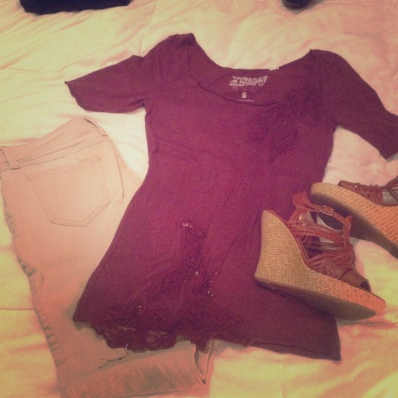 Threads 4 thought purple tee