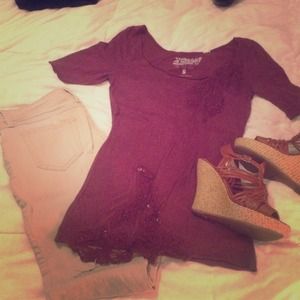 Threads 4 thought purple tee