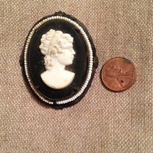 Reserved for missflorentia Cameo broch