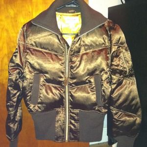 Ecko Red chocolate brown coat