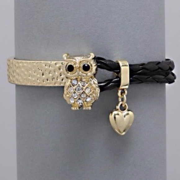 📌Sale📌Owl& heart (both gold & silver 2pcs)