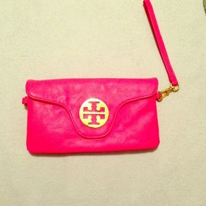 Tory Burch Clutch - Hot Pink