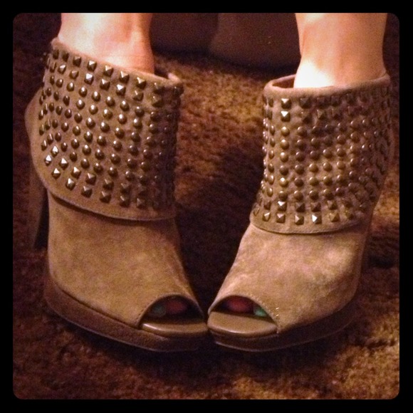 Studded ankle boots