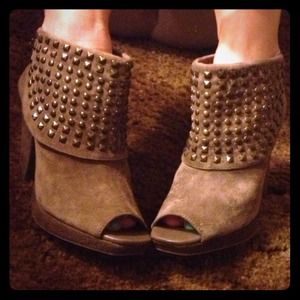 Studded ankle boots