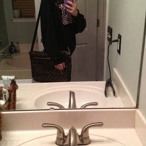 LV messenger bag.
