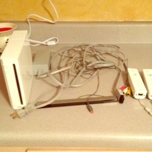 Nintendo wii plus two wii remotesPrice negotiable