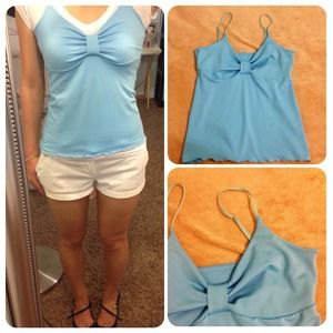 Baby Blue Spaghetti Strap Cami