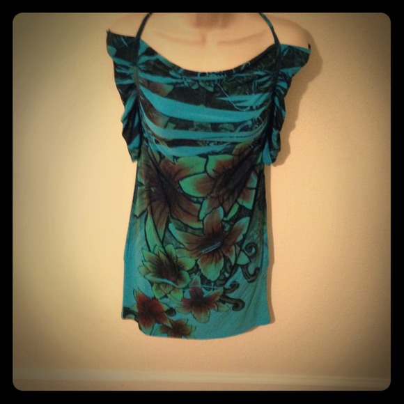 Beautiful Hawaiian Style Print Dress