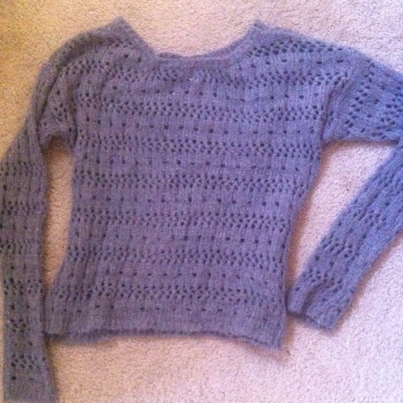 💢SOLD💢 Gray Aeropostale Cropped Sweater