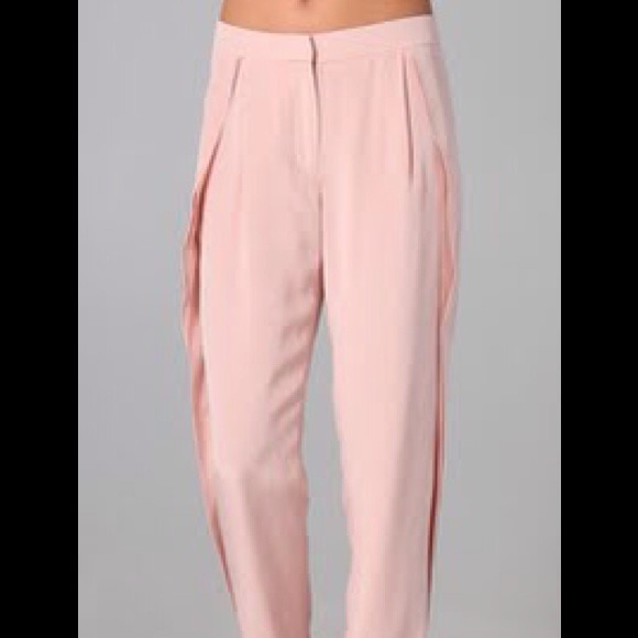 🎀 Host Pick 🎀Tibi cream ruffle trouser