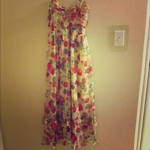 Long dress from Macy's, one of my favorite dresses