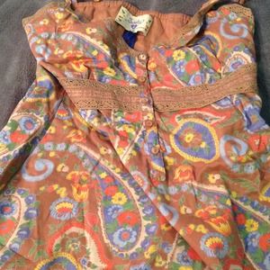 REDUCED! Brown baby doll top