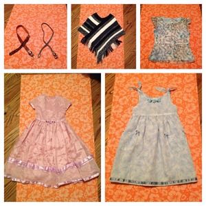 Bundle of little girls clothing