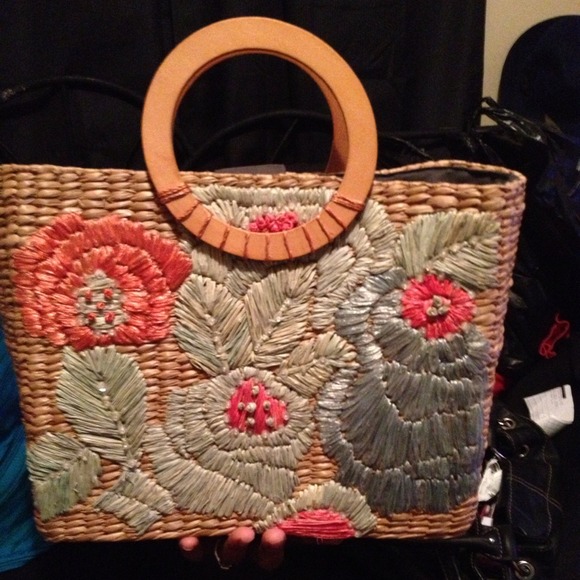 Flower handbag.