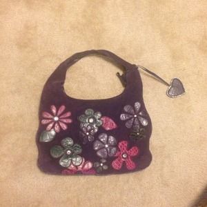 Suede Donald J Pliner Shoulder Handbag