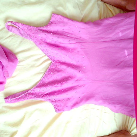 Jazzy Pink formal gown
