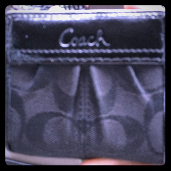 Traded! Cute Black Coach Wallet