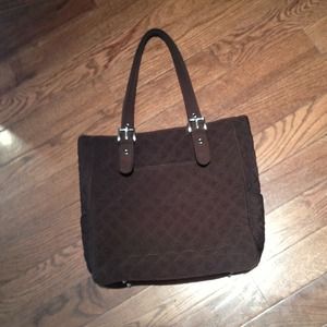Dark Brown Vera Bradley tote