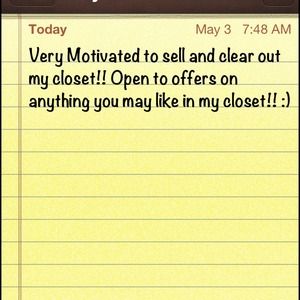 Excited to Sell, make me an offer today!