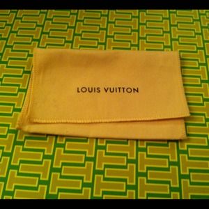 Authentic Louis Vuitton wallet dust bag