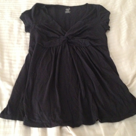 Black duo maternity shirt