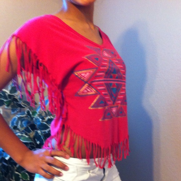 Pink tribal shirt