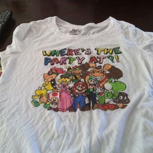 super mario tee shirt