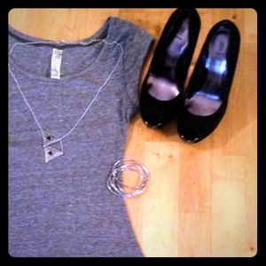 💥SOLD💥 Bakers black suede peep toe in 7