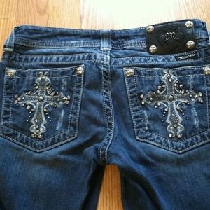 Miss Me size 27-3/4 straight leg