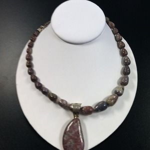 Real Jemstone necklace by Jay King