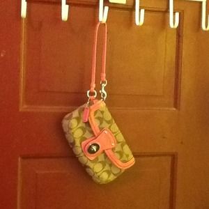 Coach wristlet