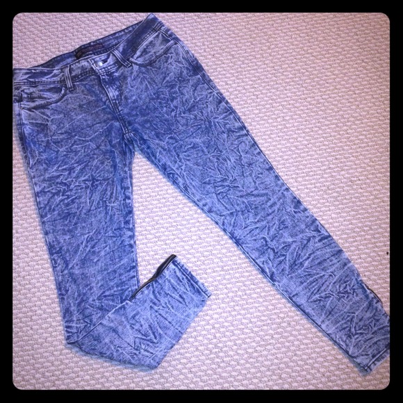NWOT High wasted Tie dye acid wash jeans - Picture 1 of 4