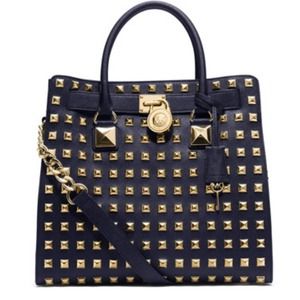 🚫SOLD🚫 Michael Kors Studded Hamilton in Navy