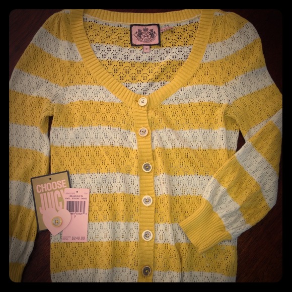 Auth! Juicy Couture Eyelet Cardigan