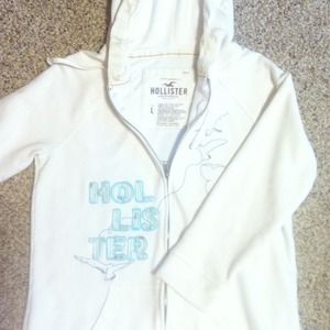 Hollister zip up sweater!