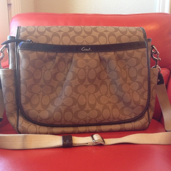 *RESERVED* Coach Messenger Diaper Bag