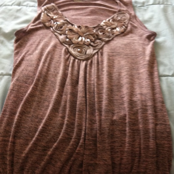 Maternity blouse very cute beaded neck