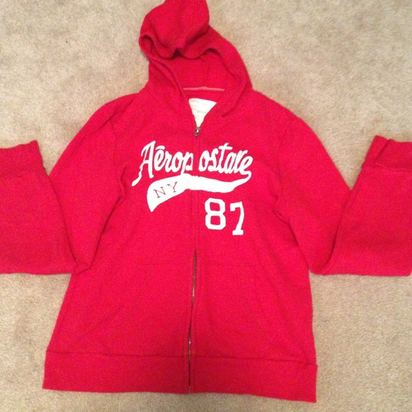 Aeropostale hoodie zip up, size XL