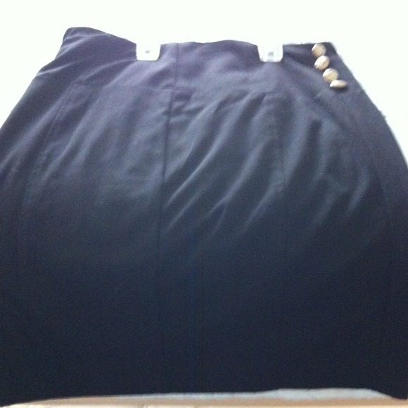Black high waisted skirt