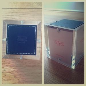 Authentic COACH photo cube