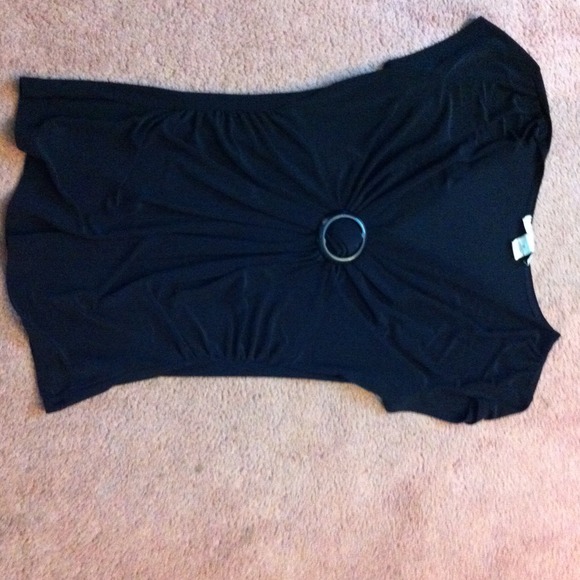 Black silky shirt from White House Black Market