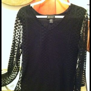 Lane Bryant 18/20 Black Blouse