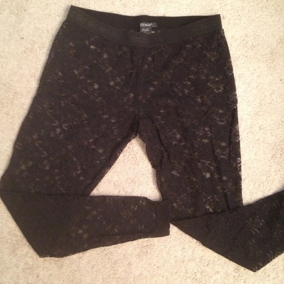 See thru leggins
