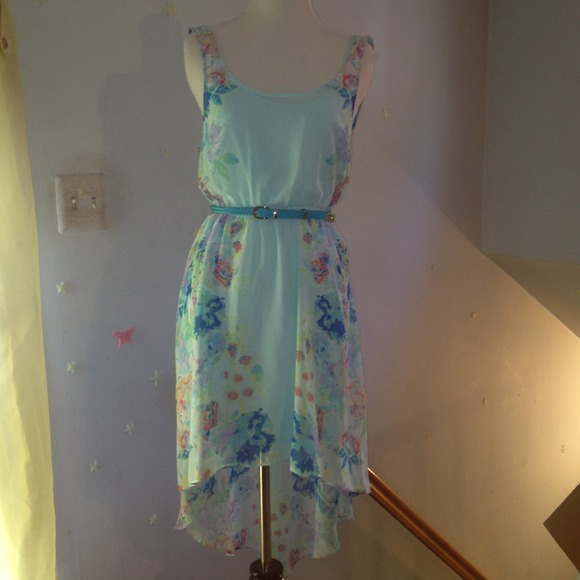Floral Hi-Low Dress
