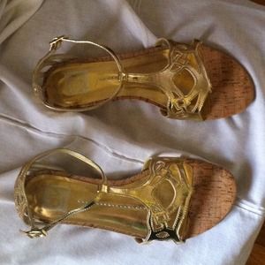 Dolce Vita Gold Sandals