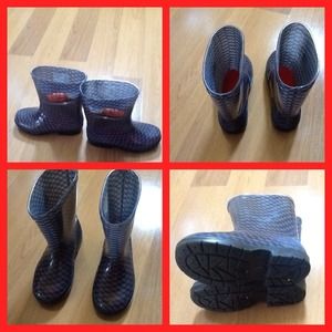 Kids cars rain boots